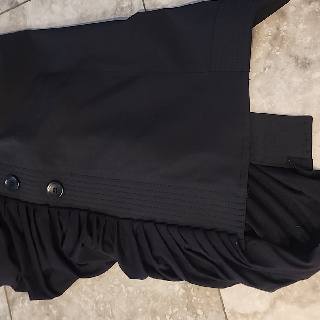 Alkis Exclusive Euc European Bran Ruched Asymetric Detailed Pencil Skirt Size Sm — image 4 of 8